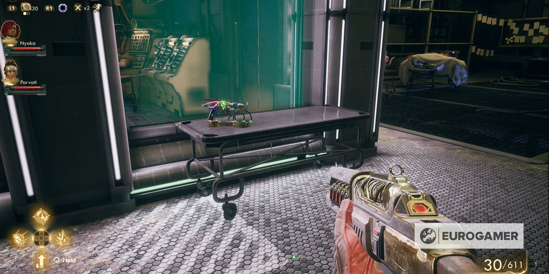 The Outer Worlds Weapons From the Void mission finding the